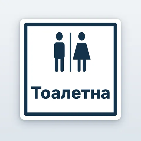 Табела за тоалетна WC